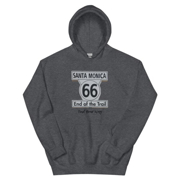 Find Your Way on Route 66 Heavy Blend Gildan Unisex Camping Hoodie
