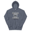 Find Your Way on Route 66 Heavy Blend Gildan Unisex Camping Hoodie