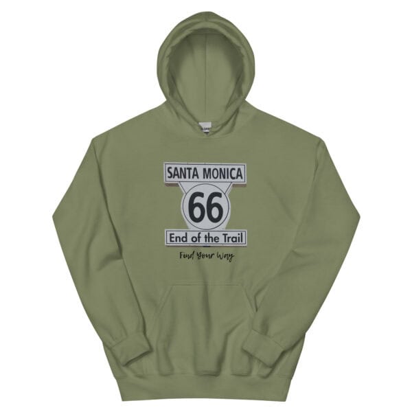 Find Your Way on Route 66 Heavy Blend Gildan Unisex Camping Hoodie