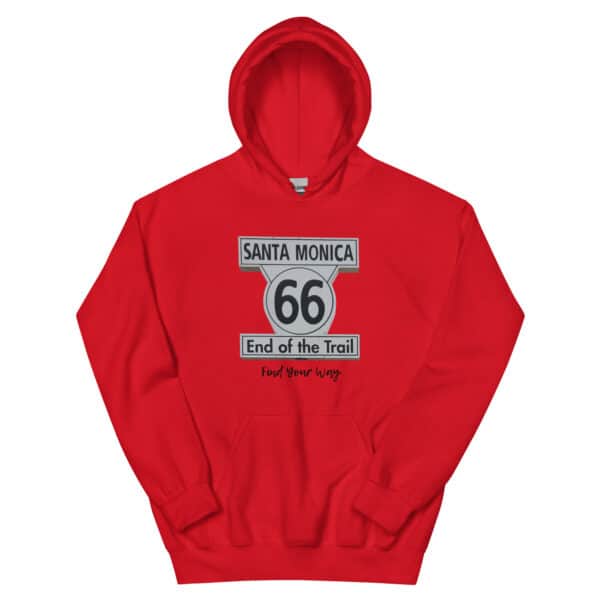 Find Your Way on Route 66 Heavy Blend Gildan Unisex Camping Hoodie