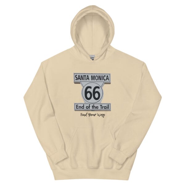 Find Your Way on Route 66 Heavy Blend Gildan Unisex Camping Hoodie