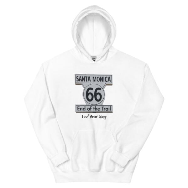 Find Your Way on Route 66 Heavy Blend Gildan Unisex Camping Hoodie